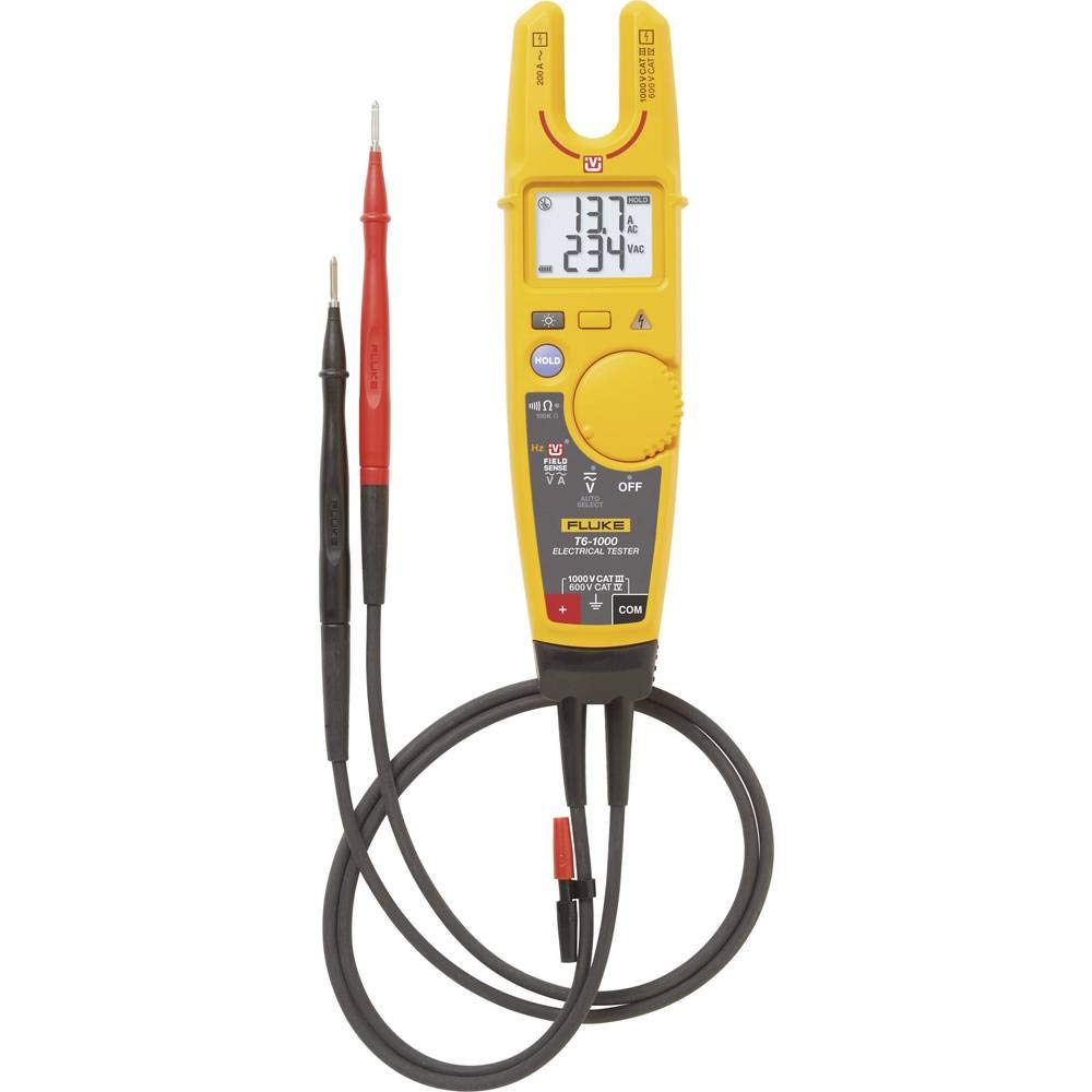Fluke T6-1000 Electrical Tester with FieldSense technology, measure voltage without test leads