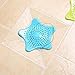4 Pack Starfish Hair Catcher No Slip Suction Cups Drain Cover/Hair Catcher/Sink Strainers/Silicone Bathroom Drains Strainer/Kitchen Sink Strainer/