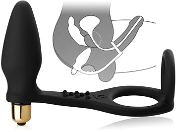 Love69Toys – rocks-off vibrierender Analplug mit zwei Ringen