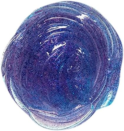 Kids Clay Toy Beautiful Mixing Cloud Slime Fluffy Slime Toy Soft Stretchy Non-Sticky Stress Relief Toy for Kids Adults, 4 Colors (B)