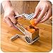 18/8 Stainless Steel Cheese Grater Rotary with Container, Handheld Shredder