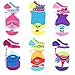 Trolls Girls Big Kid 6 pack Socks (6-8 (Shoe: 10.5-4), Feature Trolls White)