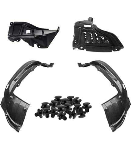 Front Driver Side Fender Liner For 2005-2021 Nissan Frontier 4.0L – With Clips, Black
