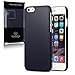 iPhone 6S Case, Terrapin [Extra Slim Fit] Hybrid Rubberized Protective Hard Case for iPhone 6 / 6S (Solid Black)