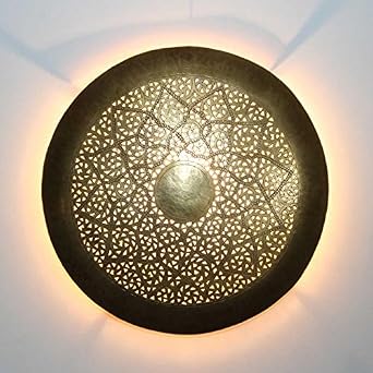 Orientalische Wandleuchte Marokkanische Handmade Wandlampe Hilal