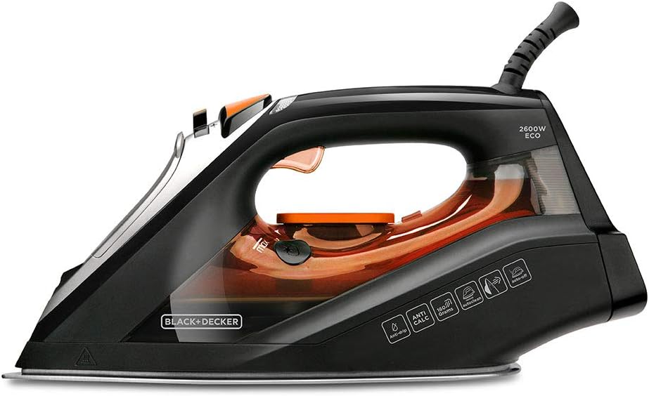 Black+Decker BXIR2601E Plancha, 2600 W, Plástico, Negro: Amazon.es ...