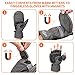 Palmyth Ice Fishing Gloves Convertible Mittens Flip Fingerless Mitt with Thinsulate 3M Warm for Cold Weather and Winter Men Women Photography Running Camera
