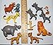 Deluxe Cake Toppers Cupcake Decorations 12 Set with 10 Figures From The Lion King Movie, Movie Sticker and LKRing Featuring Simba, Scar, Hyenas