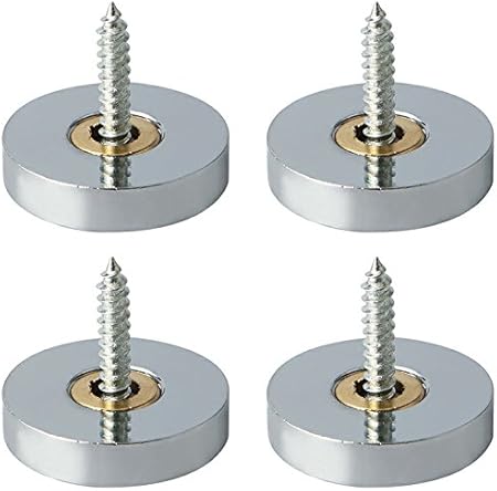 Amazon Com Alise 4 Pcs 1 Inch Dia Brass Mirror Screws Cap Cover