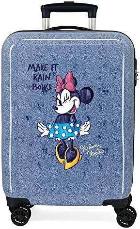 Disney Minnie Make it Rain Bows Cabin Suitcase Blue 38 x 55 x 20