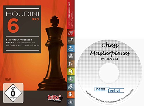 Houdini 6 PRO Chess Playing Software Program Bundled With Chess Masterpieces Ebook - Thumbnail 2