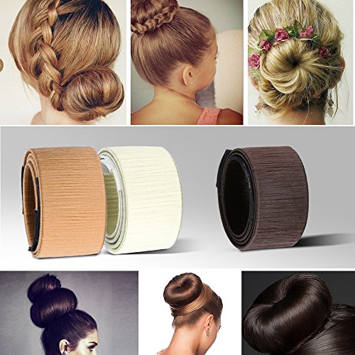 Hair Bun Accessories Hair Bun Maker Tool Pomisty 3 Pcs French