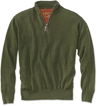 Orvis Men's Merino Wool Zipneck Sweater/Merino Wool Zip-Neck Sweater at Amazon Menâs Clothing store
