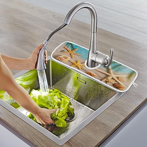 Pack Sink Splash Guard Summer Beach Shell Sea Star Kitchen