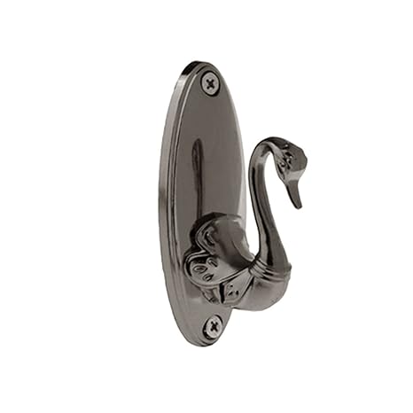 Buy Pair Of Retro Black Metal Curtain Holdback Wall Tieback Hooks