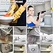 8 Pieces Drill Brush Attachment Set - Mikikin Scrub Brush Power Scrubber Drill Brush Kit Scouring Pad All Purpose Cleaning Kit for Bathroom, Toilet, Grout, Floor, Tub, Shower, Tile, Auto, Kitchen