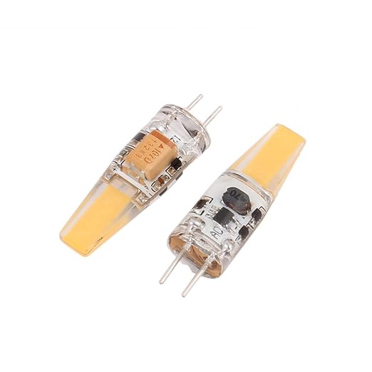 Aexit 2 Unids AC / DC 12V 6W Zafiro COB Chip G4 LED Bombilla ...