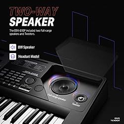 Donner Keyboard Piano, 61 Key Piano Keyboard, Force