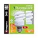 Xtricity Compact Fluorescent Light Bulb T2 Spiral, E26 Base, 9W (40 Watt Equivalent), 2700k Soft White, 540 Lumens, CFL, 120V - UL Listed, (4 Pack)