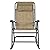 Beige Folding Rocking Chair Foldable Rocker Armrest Patio Lawn DÃ©cor Furniture Porch Seat Deck Outdoor Decoration Garden Backyard Glider Rocker