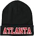 Classic Cuff Beanie Hat - Black Cuffed Football Winter Skully Hat Knit Toque Cap