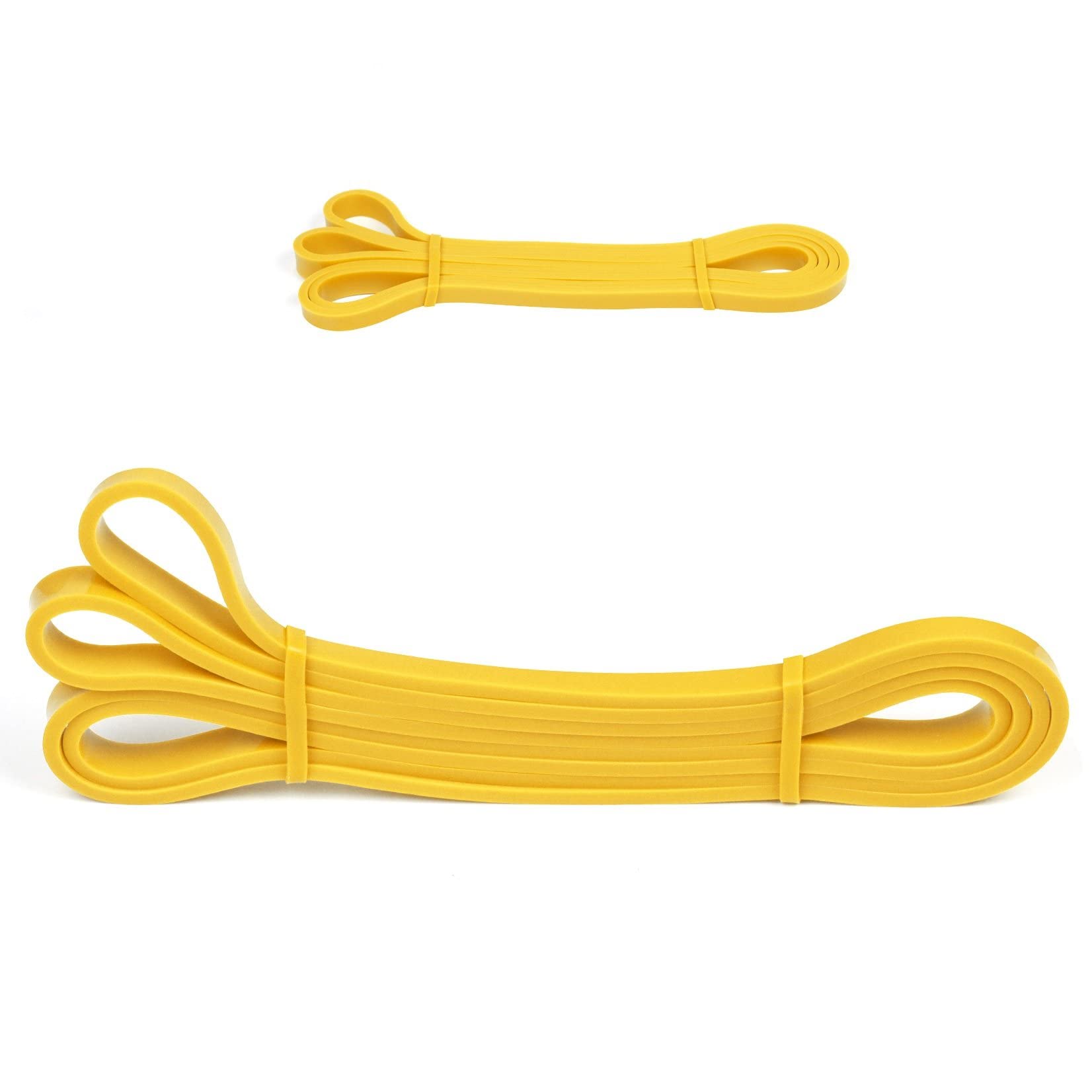 CKB LTD Mobility Resistance Bands YELLOW 0.64 cm 2-7kg SINGLE BAND For Assisted Pull Up Stretch Gym Fitness Calisthenics Gymnastics Loop Powerlifting Workout Ideal for Men Women Exercises