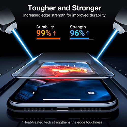 TORRAS Diamond Shield iPhone 11 Screen Protector [10X Military Grade