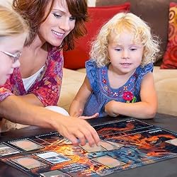 EDGFRTOIO Playmat with Zones for MTG Card Game
