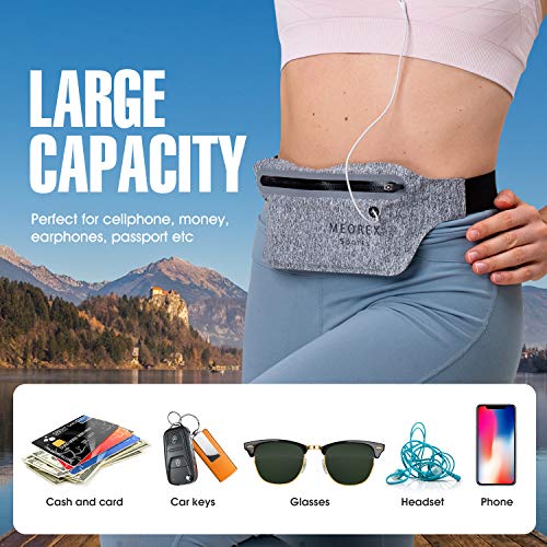 Bum tas voor vrouwen mannen, heuptas, lichtgewicht waterdichte loopriem voor telefoon met hoofdtelefoongat, verstelbare… - Image 5