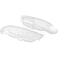 Samger 2Pcs Left Right Side Headlight Headlamp Lense Clear Lens Cover Replacement Fit for BMW E39 Facelift 525i 528i 4Door 1996-2003