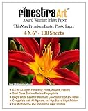 4x6 Finestra Art Premium Luster Inkjet Photo Paper - 100 Sheets 8.5mil
