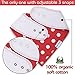 Baby Bandana Drool Bibs By Eden Baby with Adjustable unique 3 Snaps - Premium Dribble & Teething Soft Bibs - 100% Organic Super Absorbent Cotton - 4 Pack cute Baby Shower Gift set + free bag