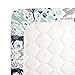 Carousel Designs Navy and Mint Woodland Animals Crib Sheet - Organic 100% Cotton Fitted Crib Sheet - Made in The USA