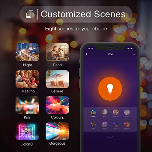 Smart Wifi Light Bulb Gosund LED WiFi RGB Color Changing Bulbs that