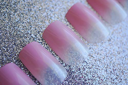 EDA LUXURY BEAUTY SILVER NUDE PINK OMBRE FRENCH LUXE DESIGN Full Cover Press On Nails Acrylic Nail Kit Artificial Nail Tips False Nails Extra Long Ballerina Coffin Square Nail Art Fashion Fake Nails 3 EDA LUXURY BEAUTY SILVER NUDE PINK OMBRE FRENCH LUXE DESIGN Full Cover Press On Nails Acrylic Nail Kit Artificial Nail Tips False Nails Extra Long Ballerina Coffin Square Nail Art Fashion Fake Nails