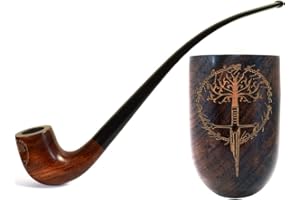 10.2'' Long Tobacco Smoking Pipe Broken Sword, Tolkien - (26cm) for 9mm Filter. Worldwide Shipping.