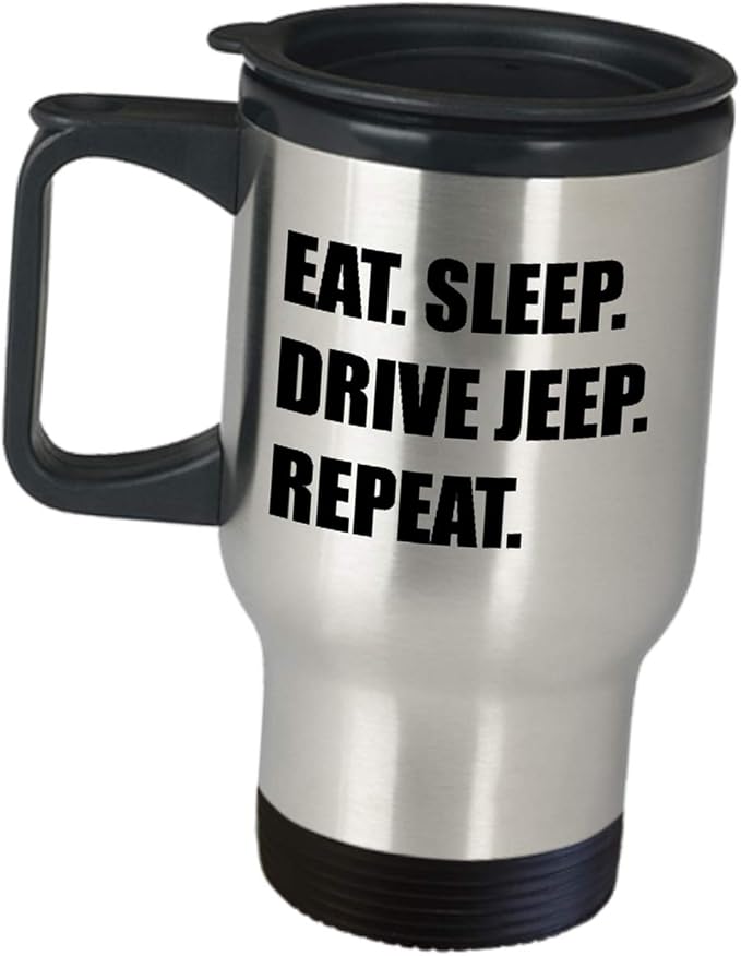 Funny Cute Gag Gifts For Jeep Driver Eat Sleep Drive Jeep