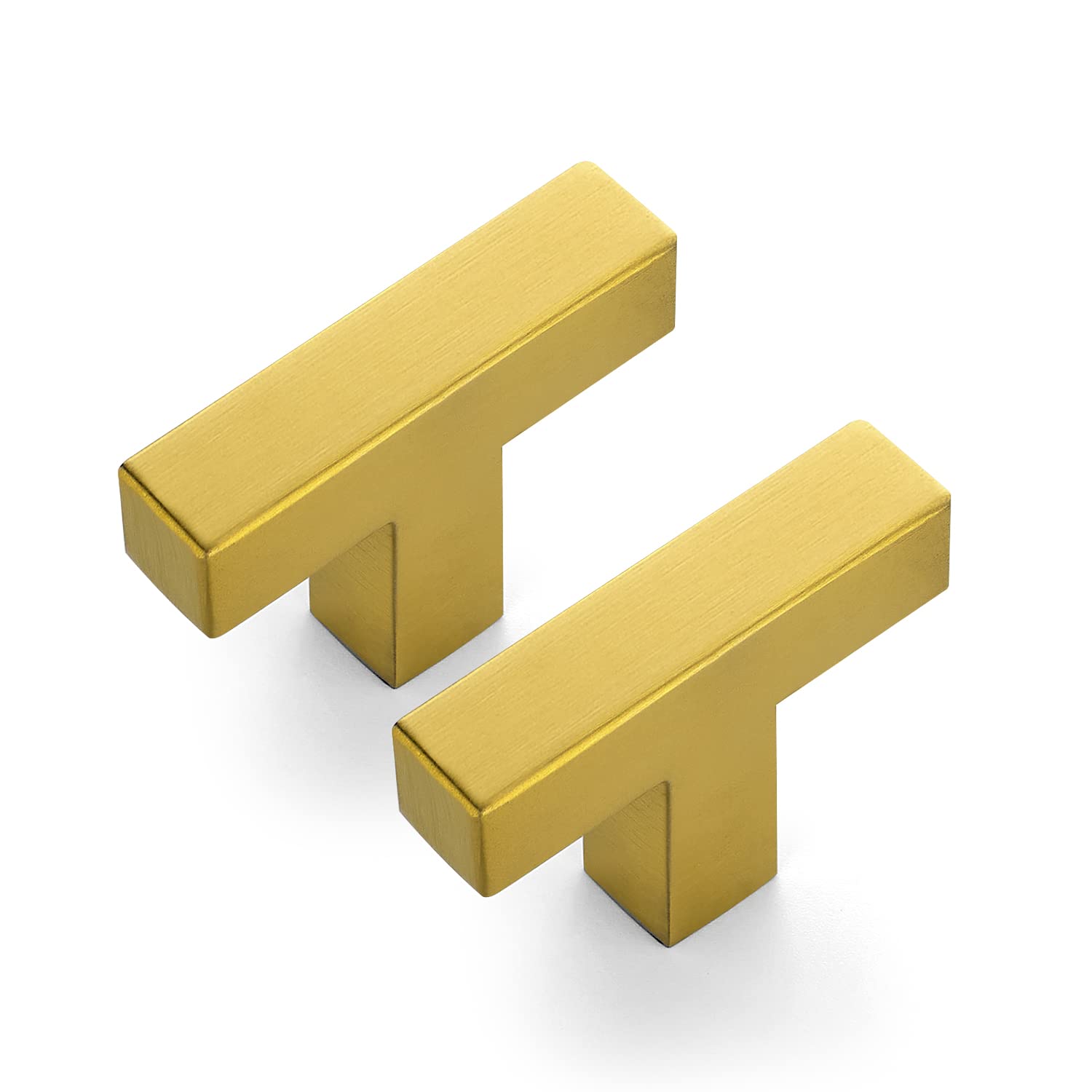 Ravinte 10 Pack Kitchen Cabinet knobs Square Bar