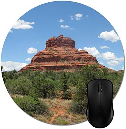 Mousepad Bell Rock, Sedona, Arizona Non-Slip Natural Rubber Mouse Mat 8 Inch