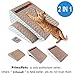 PrimePets Cat Scratcher Cardboard with Catnip, Removable Cat Scratching Pad with Ball, 2-in-1 Corrugated Cat Scratch Lounge Sofa Refill