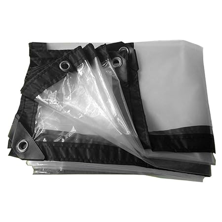 Transparent Plane regenfest wasserdicht staubdicht Heavy Duty - universelle durchsichtige Plane - Premium-Abdeckung 120G / m²