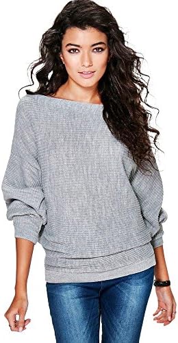 Zip up Hoodies Navy Hoodie Long Sleeve Blouse Women Batwing Sleeve Knitted Pullover Loose Sweater Jumper Tops Knitwear