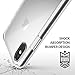 Ringke Fusion Compatible with iPhone X, Clear Transparent PC Back TPU Bumper Drop Defense Scratch Protection Cover - Clear