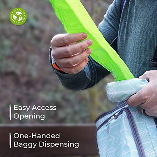 Earth Friendly Diaper Baggy Dispenser with 80 OXODegradable Bags with