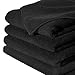 Towels by Doctor Joe ULTRA-15BLK Safe-2-Bleach Deep Black 16