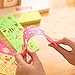 Set of 4 Plastic Drawing Painting Stencils Scale Template Sets, Graphics Stencils for Scrapbooking,Card and Craft Projects,Bookmark Ruler,Perfect for Using with Your Bullet Journal