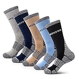 NEEKFOX Men’s Cushion Crew Hiking Socks Multi Performance Outdoor Sport Moisture Wicking Socks