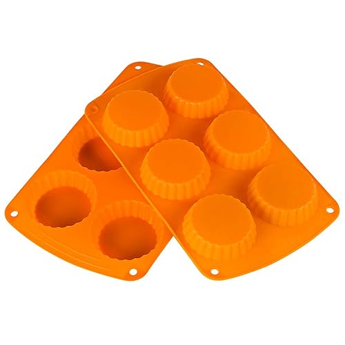 Webake Peanut Butter Cup Molds, Silicone Mini Tart Pan Quiche Mold
