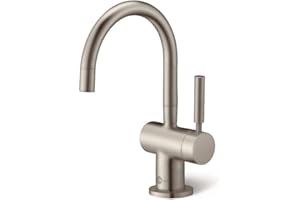 InSinkErator F-HC3300SN Modern Instant Hot & Cold Water Dispenser - Faucet Only, Satin Nickel