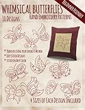 Whimsical Butterflies Hand Embroidery Patterns by StitchX Embroidery